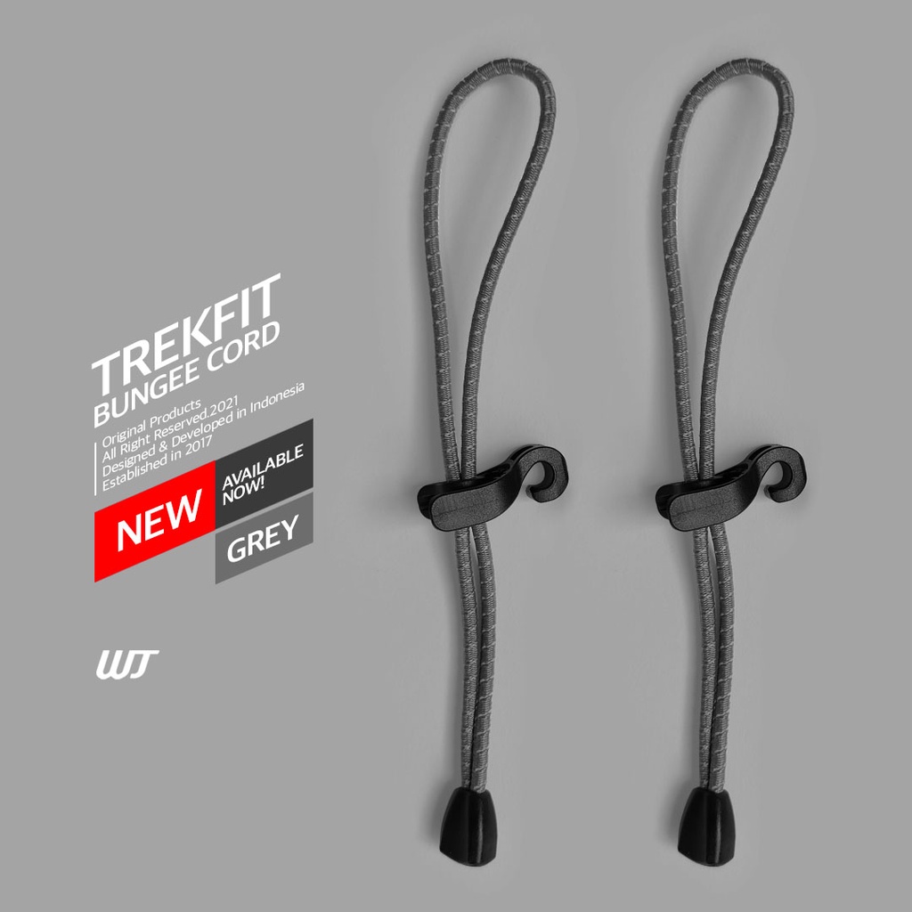 Pinnacle Trekfit Bungee Cord - Black, Grey