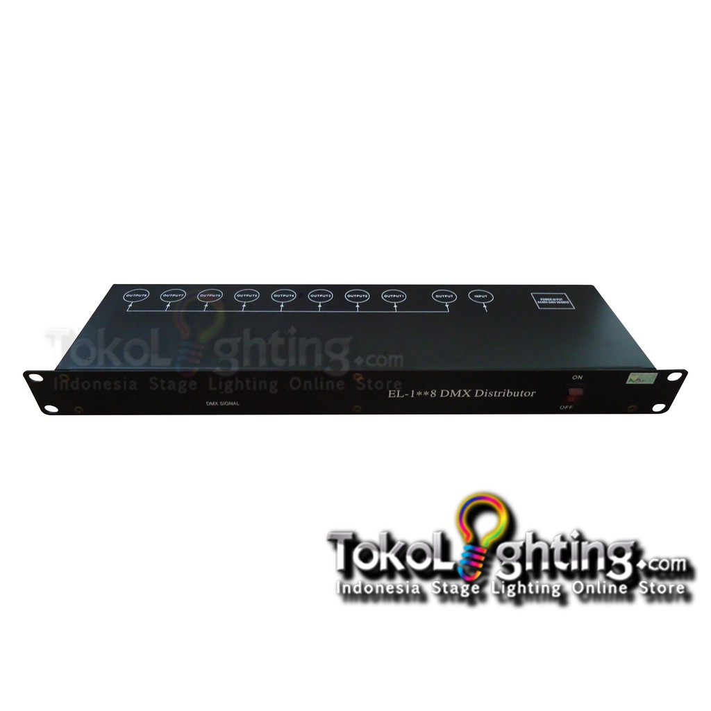 Dmx Distributor Penguat Signal 8 Channel