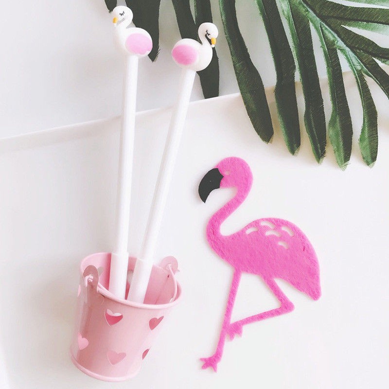 Pulpen Motif Kartun Flamingo Lucu untuk Anak-Anak