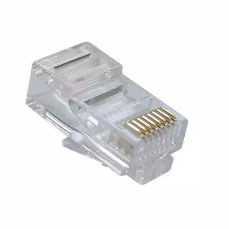 1Pcs Konektor LAN RJ45 Cat5E UTP