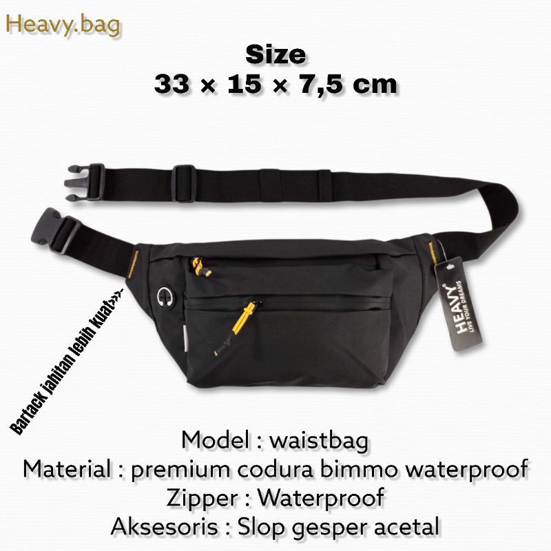 TAS SLEMPANG WATERPROOF BAHAN ANTI AIR  ( COD)