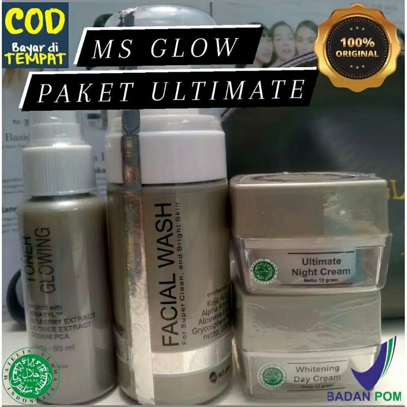 Ms Glow Paket Ultimate / Ms Glow Original / paket Ms Glow Ultimate / Ms Glow BPOM