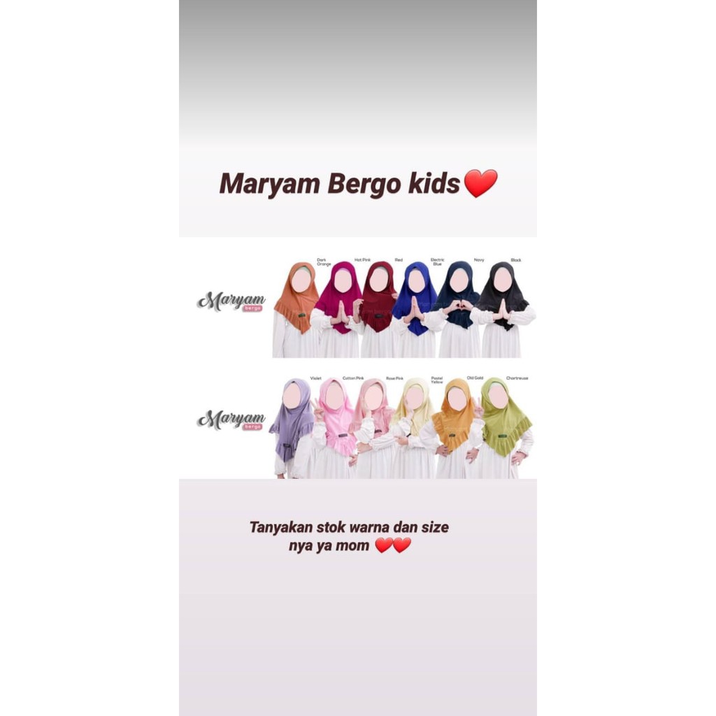 Maryam bergo by Uwais hijam