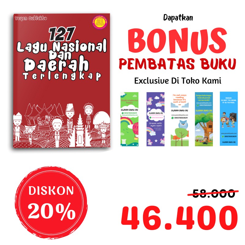 Buku Musik 127 Lagu Nasional Dan Daerah Terlengkap Shopee Indonesia