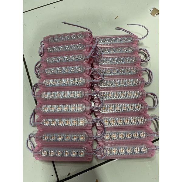 Lampu LED variasi ultrasonic 6 LED 12 volt 24 volt 3,5watt mobil motor