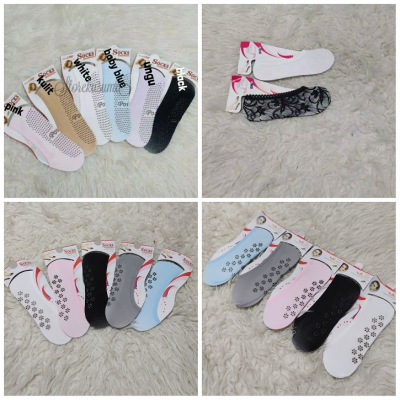 Kaos Kaki telapak anti slip/ kaos kaki flat anti slip