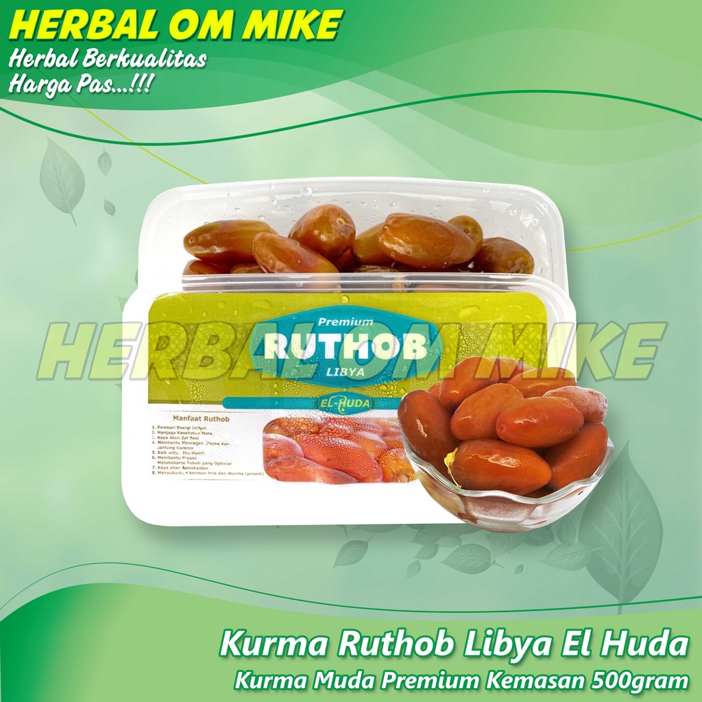 

Kurma Ruthob Libya El Huda 500gram PREMIUM