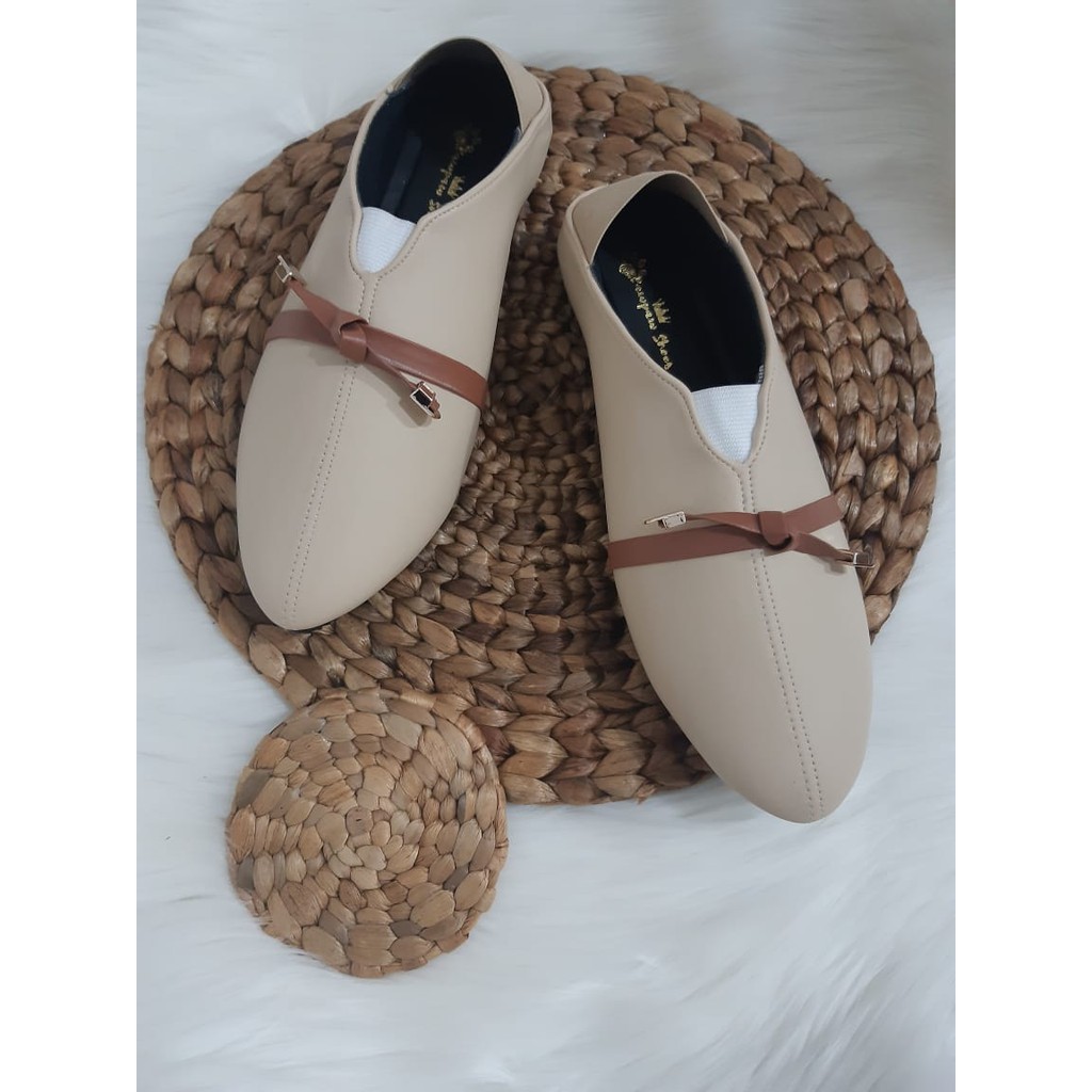 Suzy Cream PAWPAWSHOES sepatu  sandal wanita  big  size  jumbo 