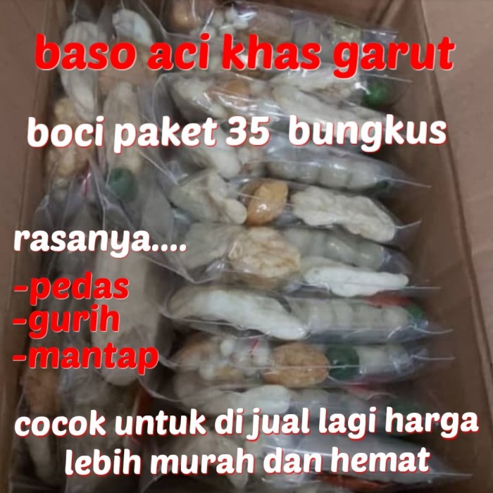 

- BARU baso aci paket 35 bungkus