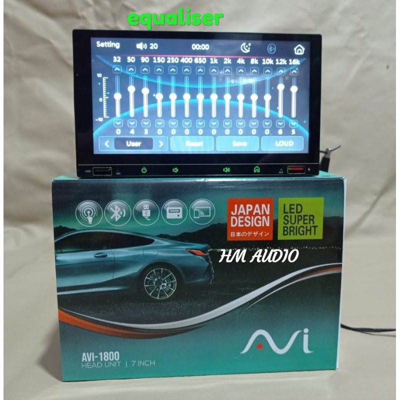 Head unit Doubledin AVI Double din avi 1800 deckless mirorlink