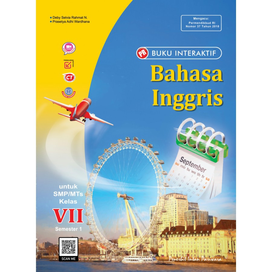 BUKU PR/LKS INTERAKTIF SMP KELAS 7 INTAN PARIWARA SEMUA MAPEL-BHS INGGRIS SMT 1