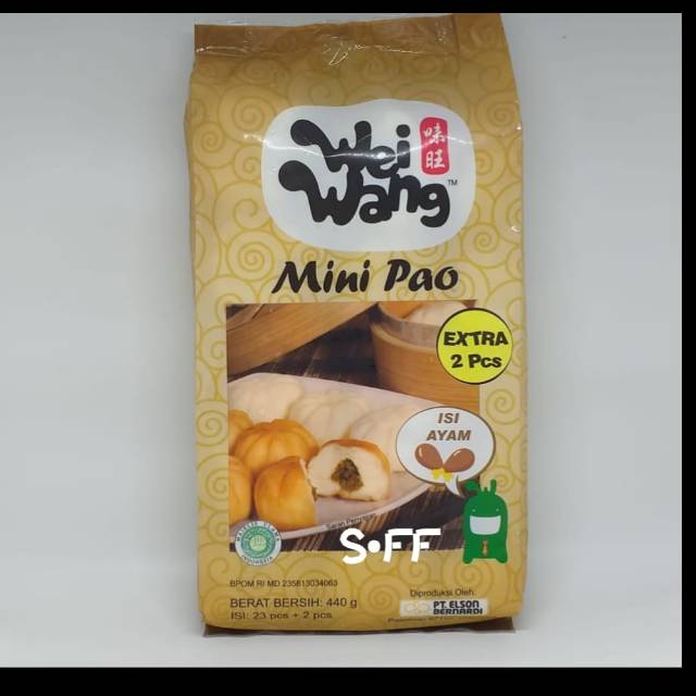 

Wei wang Mini pao coklat