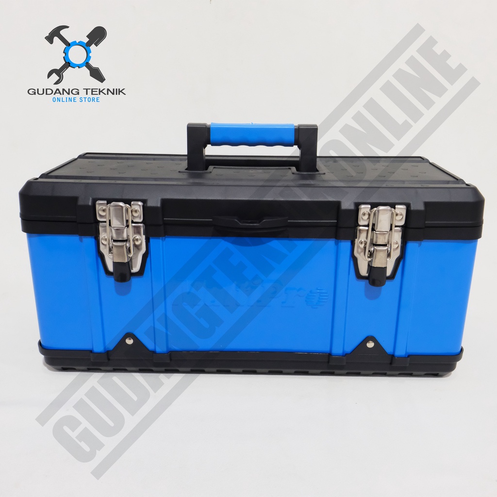 Multipro Tool Box Plastik Body Besi Metal 16inch Toolbox Tempat Kunci Perkakas 16 Inch OA03.0116