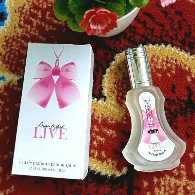 BEAUTIFUL LIVE Spray DOBHA 35ml EDP Eau De Parfume Natural Spray