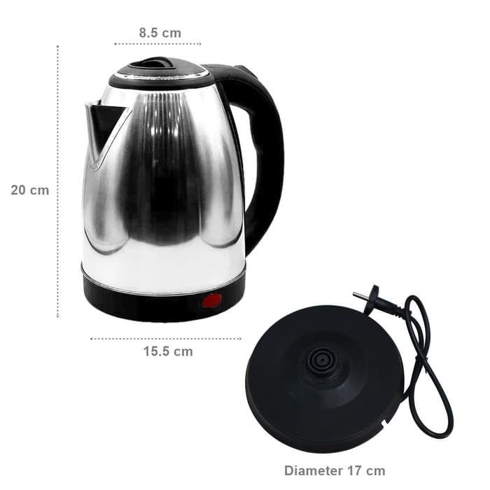 Kettle Listrik 1.8 Liter LYQ / Heater Pemanas Air / Teko Listrik