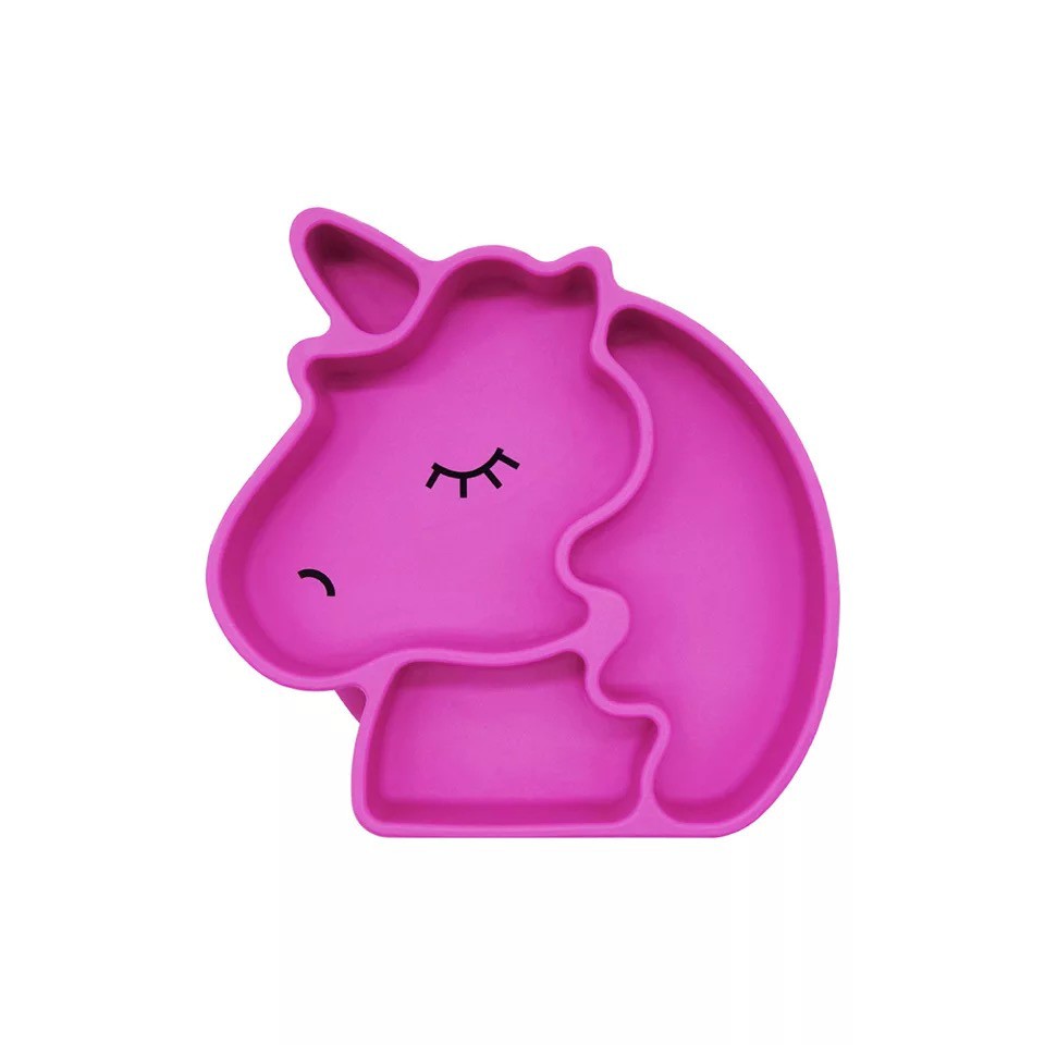 Piring Silikon Unicorn Unicorn Silicone Plate Piring Piring Silikon Unicorn Unicorn Silicone Plate Piring
