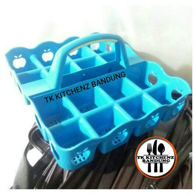 rak aqua gelas plastik / keranjang aqua gelas plastik isi 16 pcs