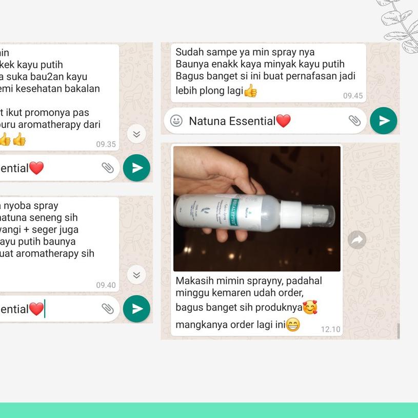← NATUNA EUCALYPTUS FABRIC SPRAY Anti Tungau Kutu Nyamuk Essential Oil Spray Minyak Esensial Diffuse