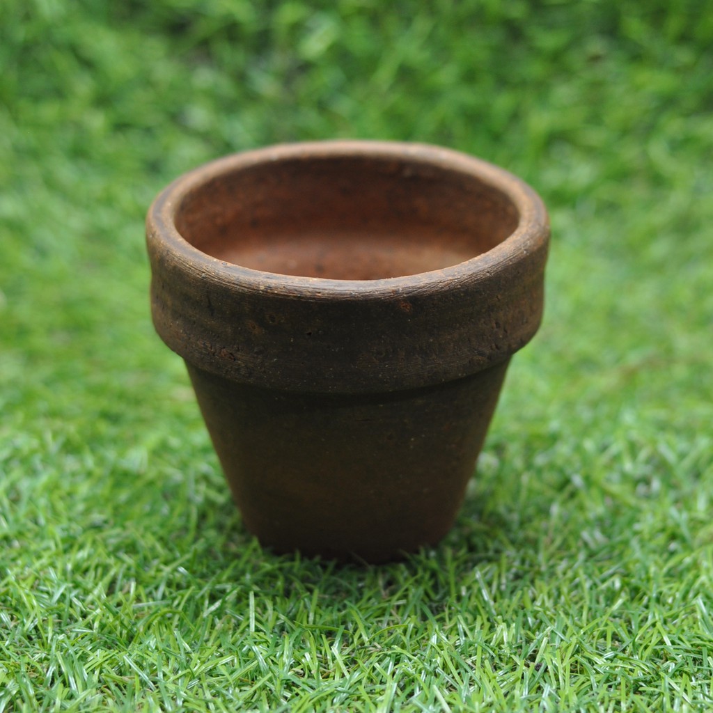 Pot Cantik bahan Tanah Liat untuk kaktus / Sukulen / Tanaman Kecil