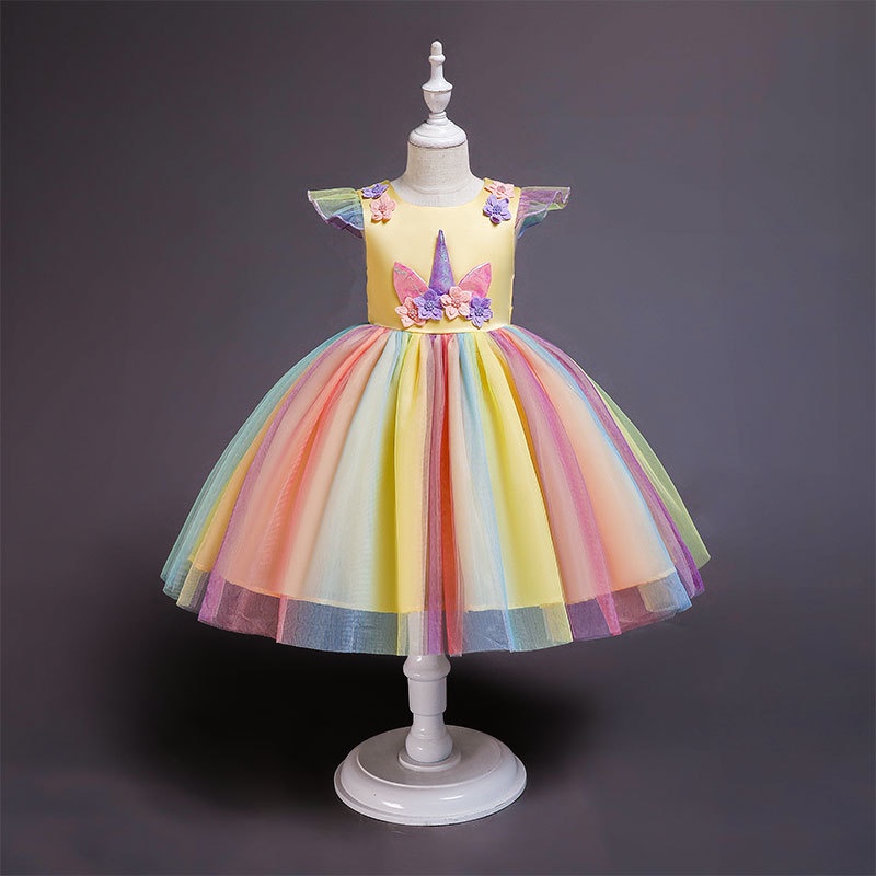 GAUN PESTA DRESS UNICORN ANAK PEREMPUAN BAJU ANAK HADIAH ULANG TAHUN