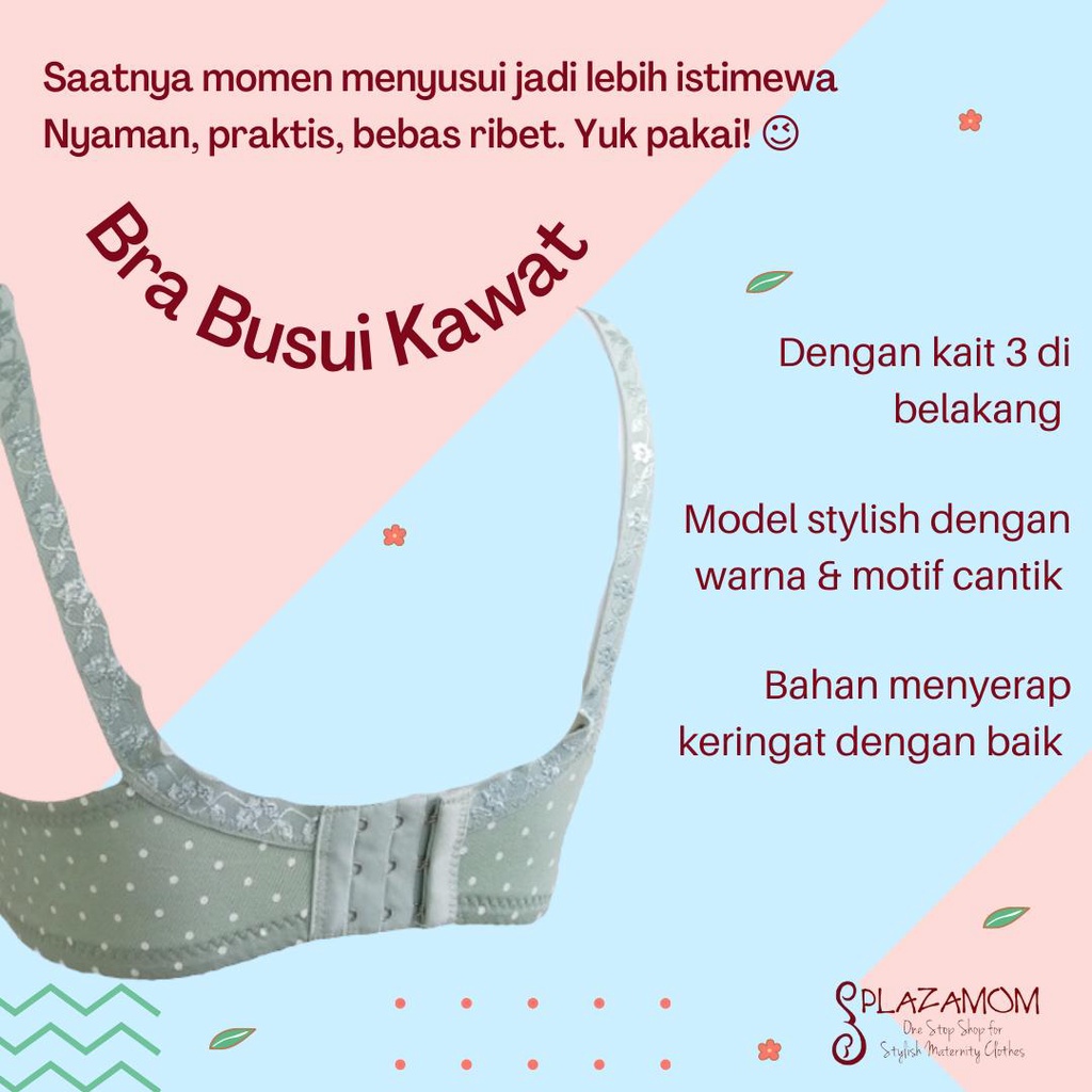 Bra Menyusui / BH Busui Kawat PBH277M - Kawat Aman, Nyaman, Paling Pas buat Busui!