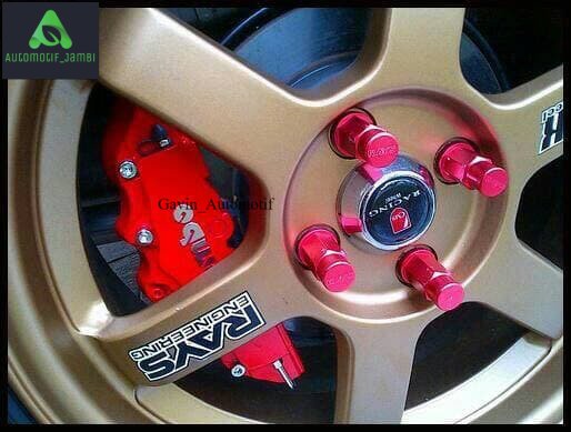 Cover Brembo KOVER REM UKURAN M Kaliper Disc Brake REM Mobil KIJANG RUSH TERIOS BRV CRV size Medium