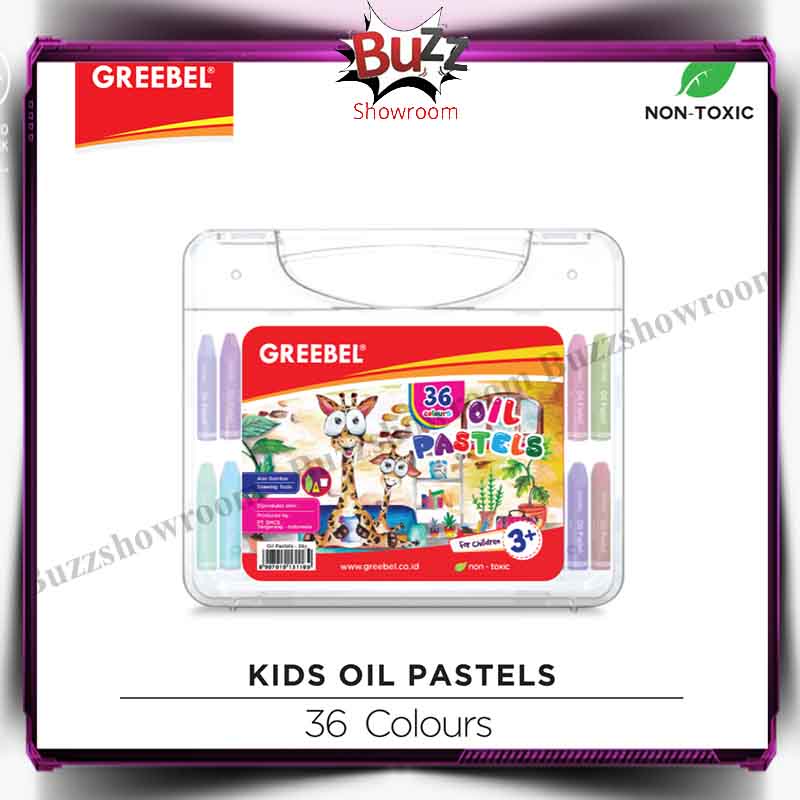 Kids Oil Pastel Crayon Greebel 36 warna krayon Anak 36w