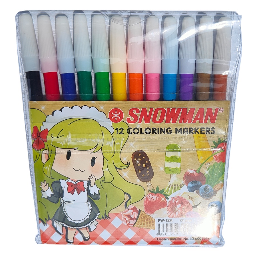 

Spidol Snowman 12 Warna