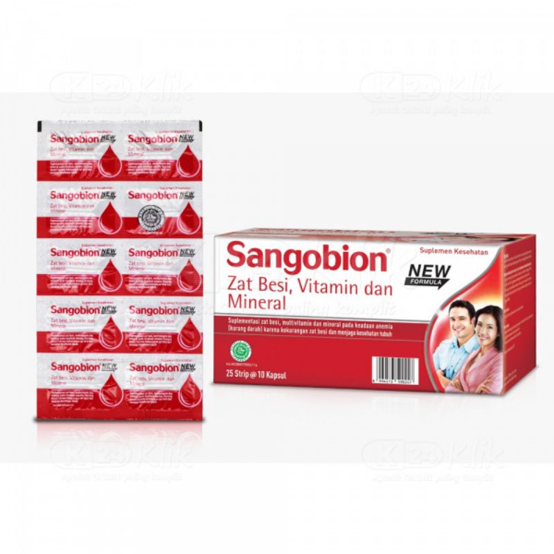 sangobion strip isi 10 kapsul