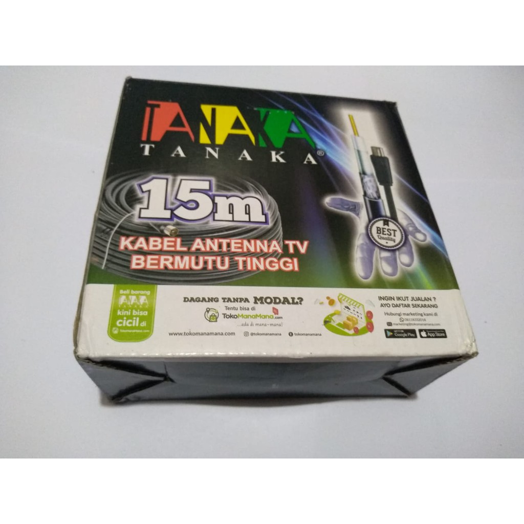 Kabel antena tv merk tanaka panjang 15M - 20M