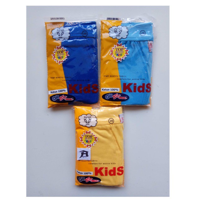 CELANA DALAM GT MAN 504 BW KIDS [PAKET 3 PCS]