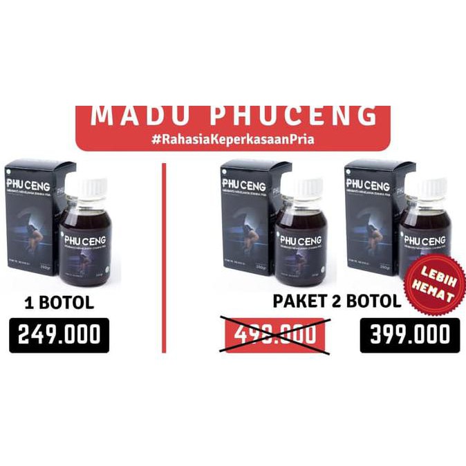 Bisa COD Obat Stamina Penambah Stamina Phuceng Madu Asli Madu Herbal 1 Botol TERLARIS