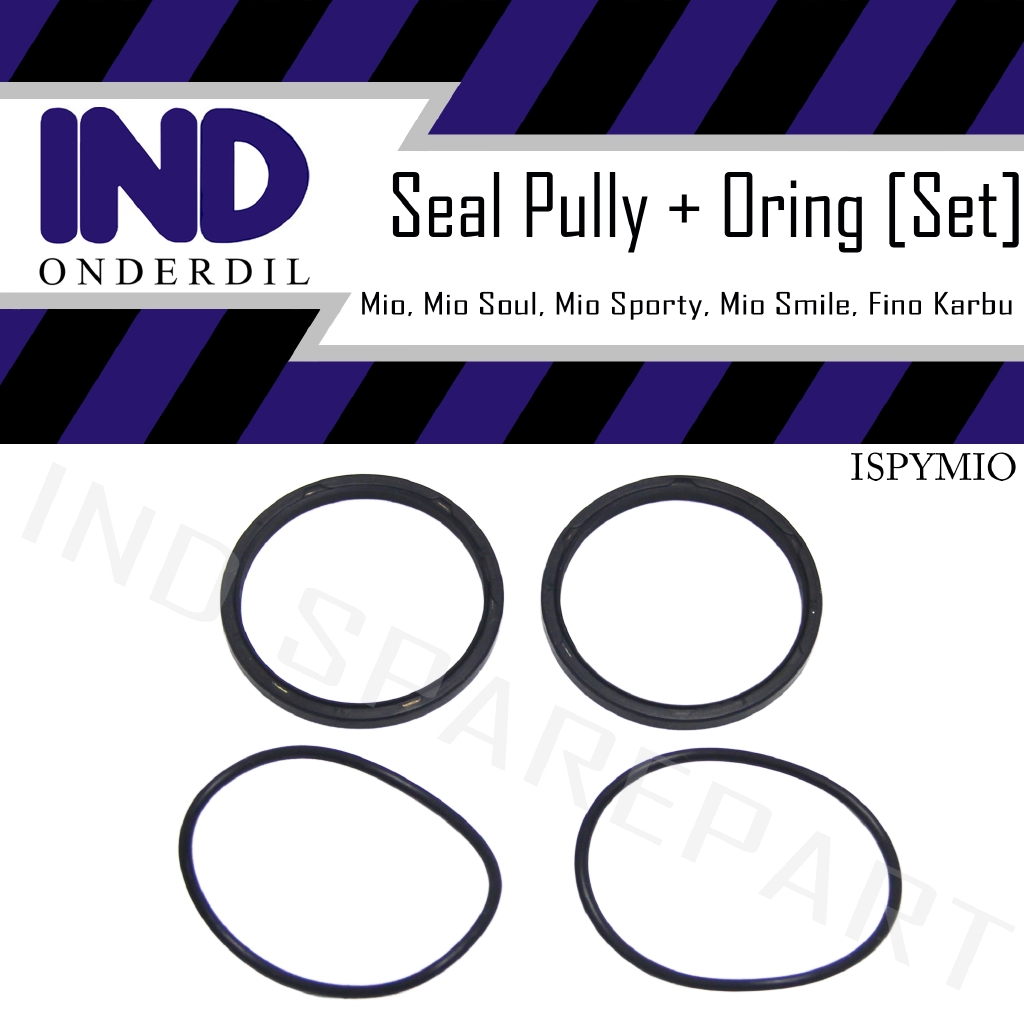 Seal-Sil Pully-Pulley-Puly-Puli-Oring Yamaha Mio Lama 2004-New 2011-Soul-Sporty-Smile/Fino Karbu Old