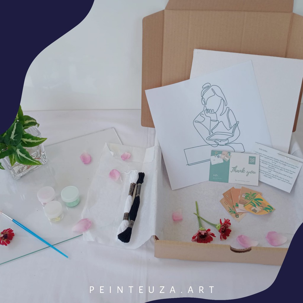 

Canvas Embroidery Kit Kode C