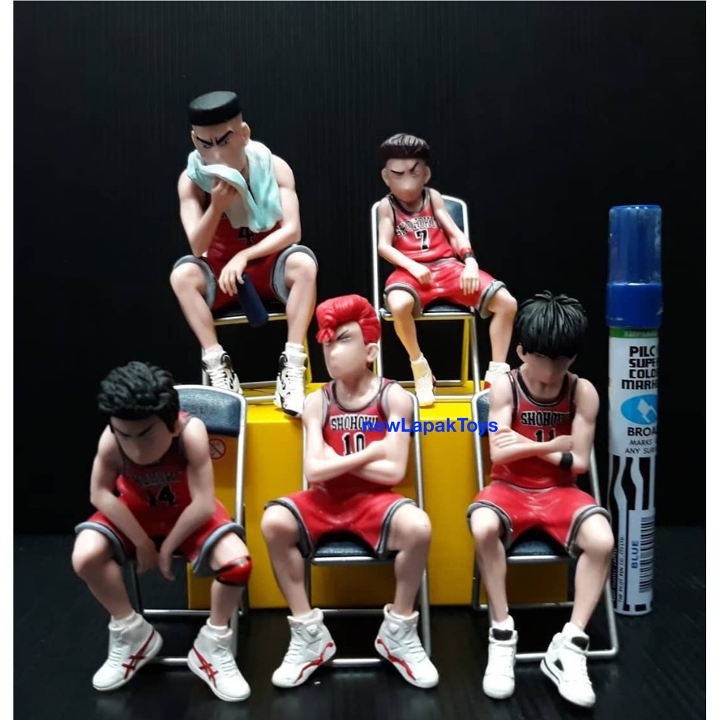 Action Figure Slamdunk Sakuragi Rukawa Mitsui Akagi Miyagi