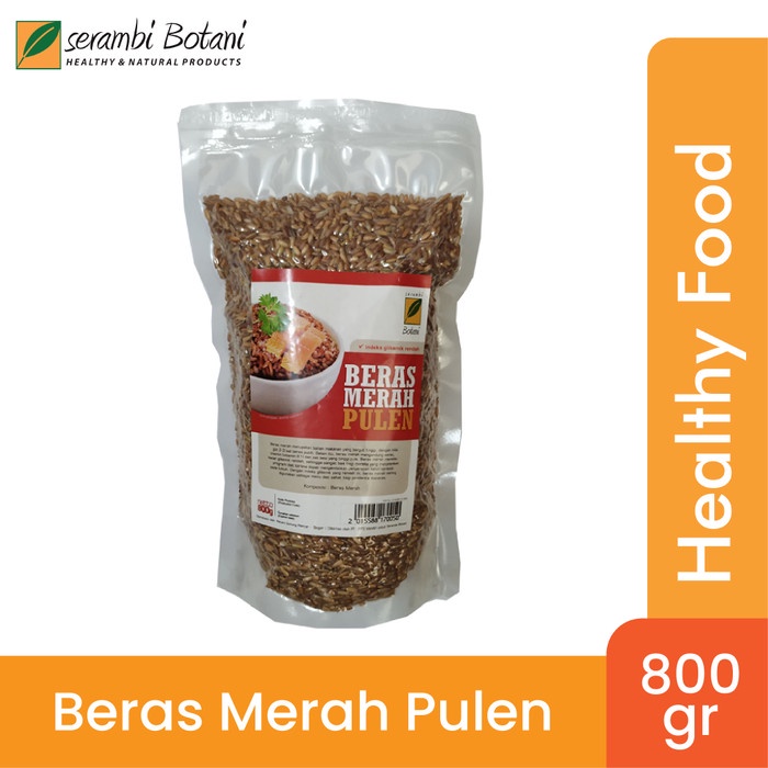 

gr20111r Beras Merah Pulen 800Gr Healthy & Natural Products Sv012Ss