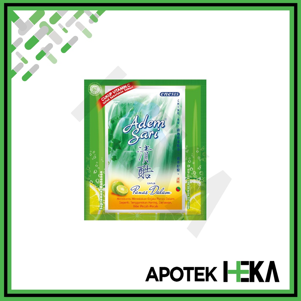 Adem Sari Vitamin C isi 5 Sachet - Untuk Meredakan Panas Dalam (SEMARANG)