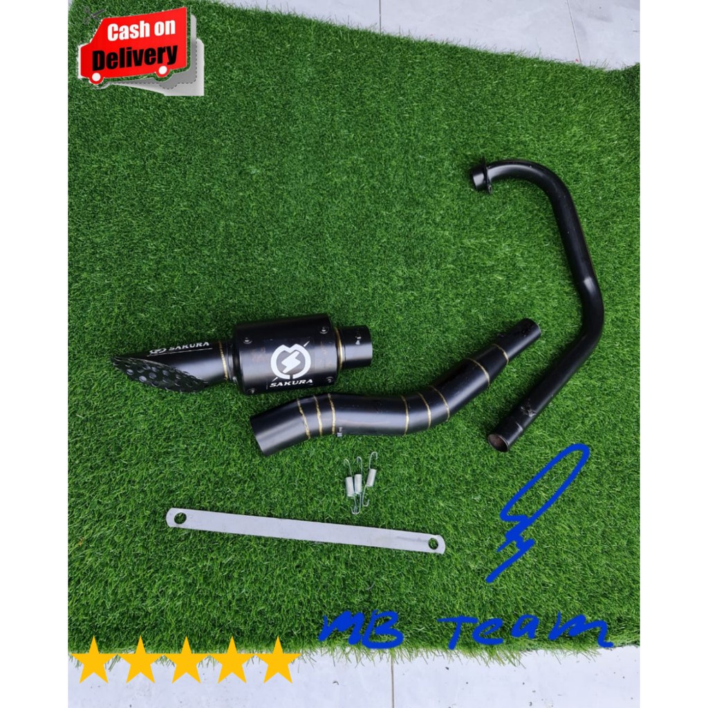 KNALPOT RACING GL PRO - GL MAX - CB 100 SAKURA BLACK