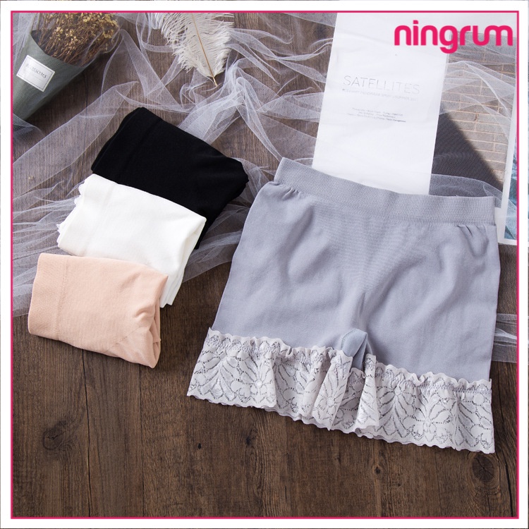 Ningrum Pakaian Dalam Wanita Legging Pendek Ukuran Std Dalaman Legging Celana Dalam Korset Munafie - 3031