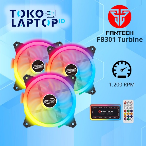 Fantech FB301 Turbine Fan Cooler Casing RGB 12cm