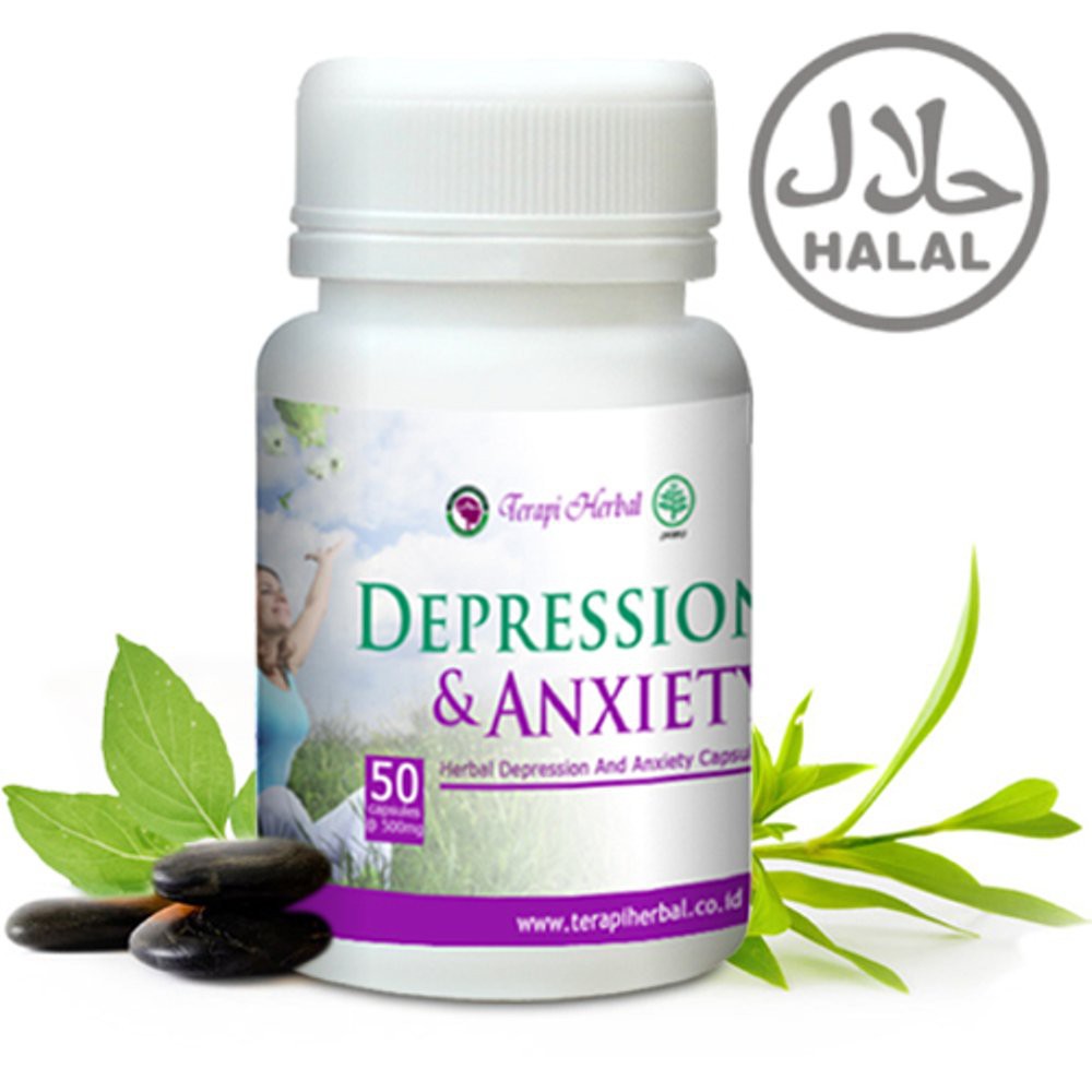 Depression Anxiety Herbal Depresi Dan Kecemasan Berlebihan Shopee Indonesia