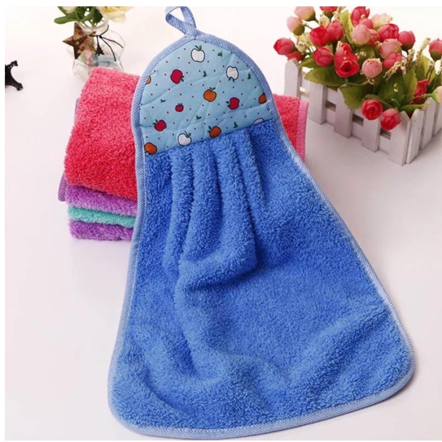 [SWH] Kain Lap Tangan Microfiber Handuk Kain Gantung Dapur Serbaguna