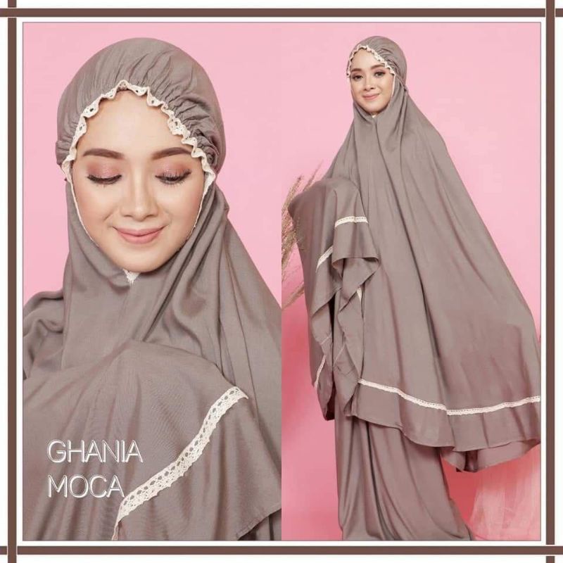 Mukena Ghania Renda Motif Bali