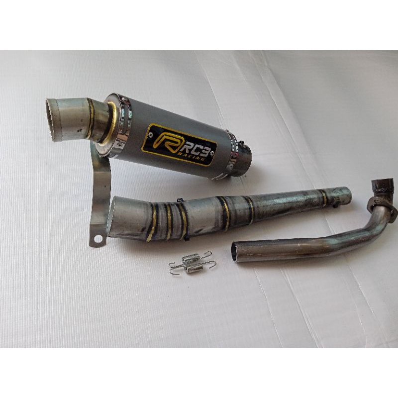 Knalpot racing RCB bulat las cacing pnp  Jupiter z vega vega zr