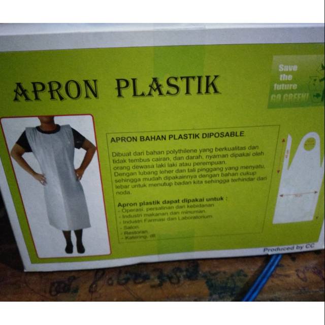 Apron  celemek disposable oka 50pcs