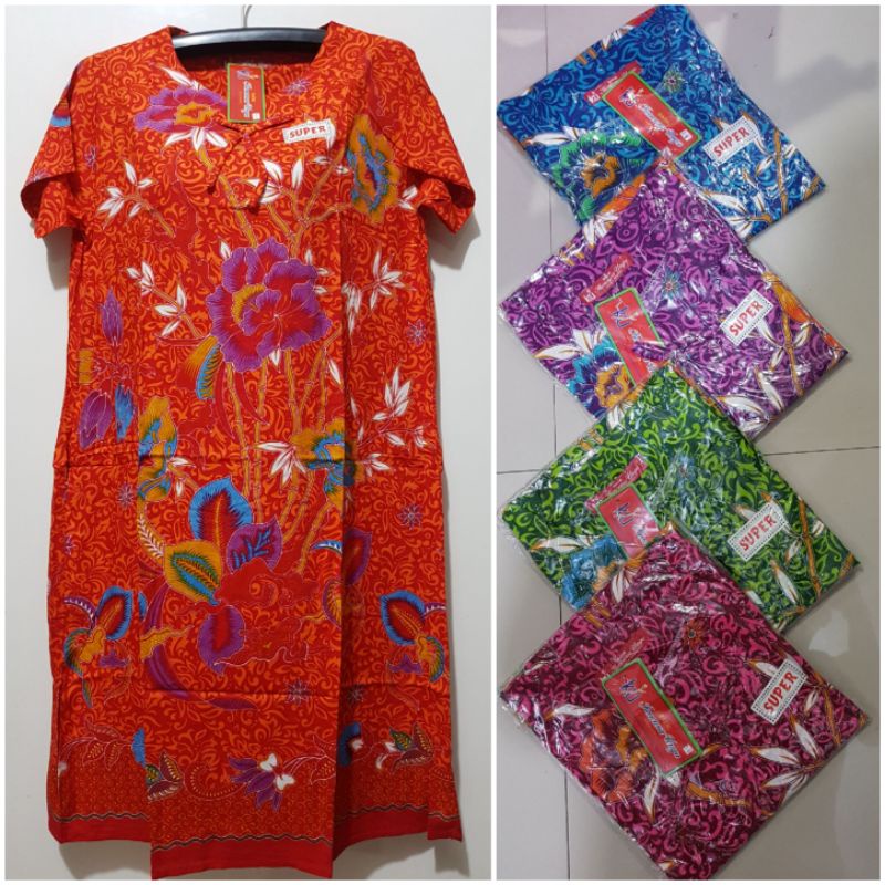 YULI - DASTER 06 LD 105 CM PB 100 CM BATIK KENCANA UNGU LABEL MERAH ( KUM )