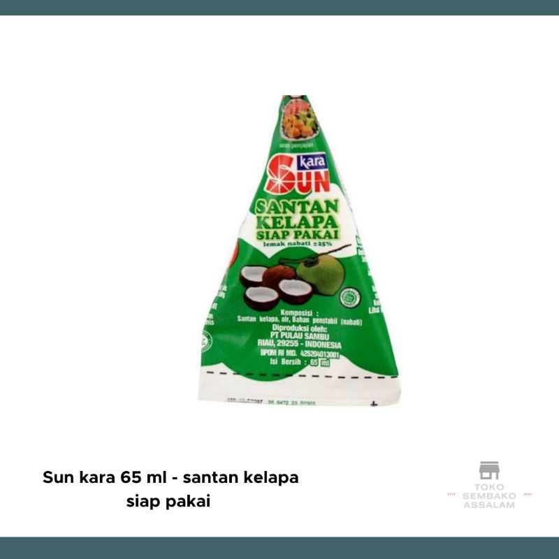 

sun kara 65 ml / kara santen kelapa 65 ml / sun kara