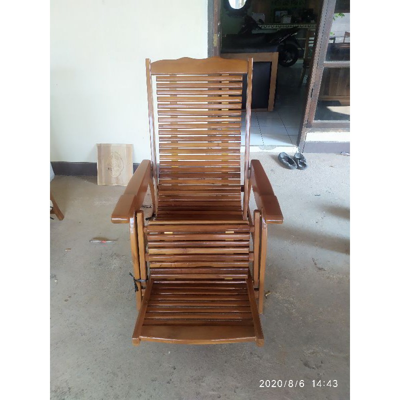 Kursi jati santai kursi malas jepara