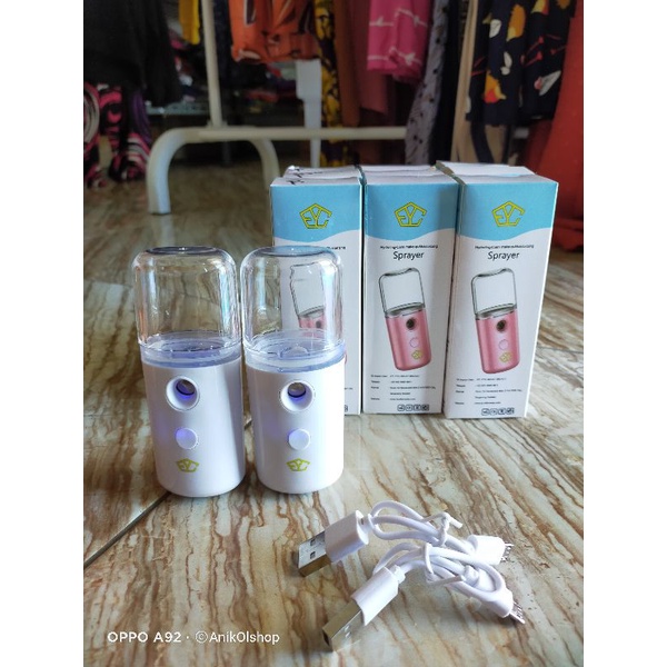 nano spray /mist pray mini portabel pelembab wajah/perawatan wajah