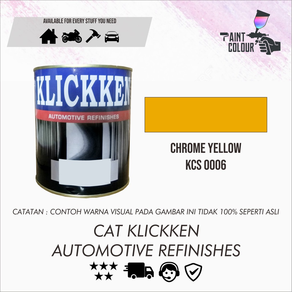 Cat Klickken Automotive Refinishes - Light Chrome Yellow KCS 0006